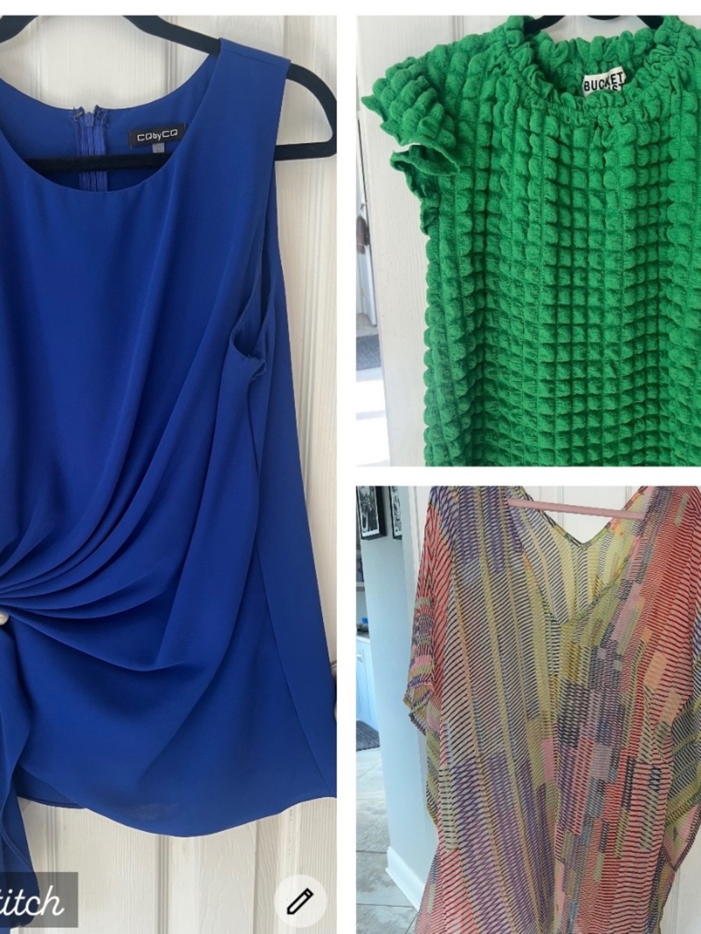 Save $ with a set of 3 new blouses!  High Quality, High Fashion. Make offer.
